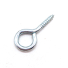 Carbon Steel Blue White Zinc Coated Self Tapping Eye Hook Screw with Wood Thread