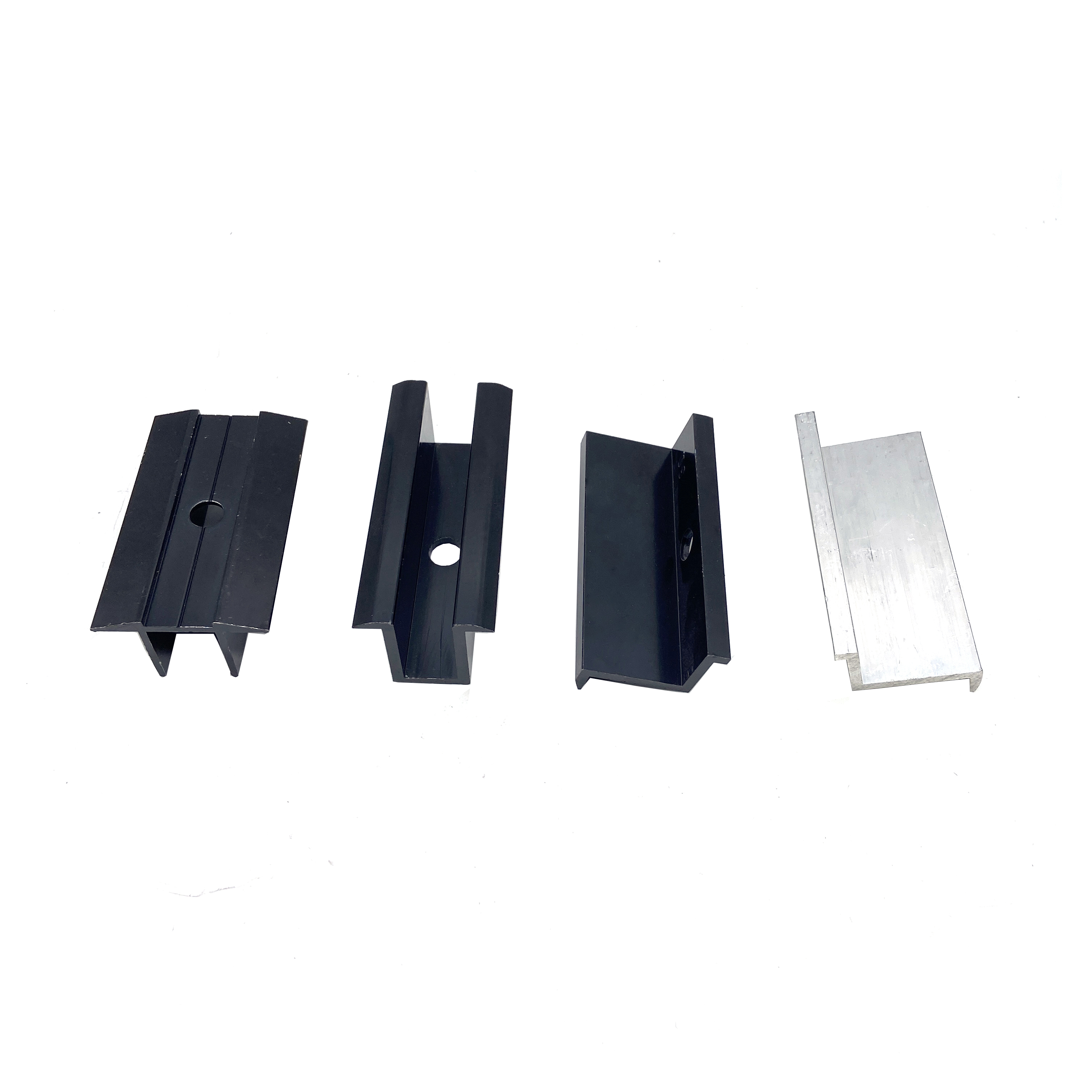 Aluminum Square Mid Clamp End Clamp for Solar Panel Mounting Structure