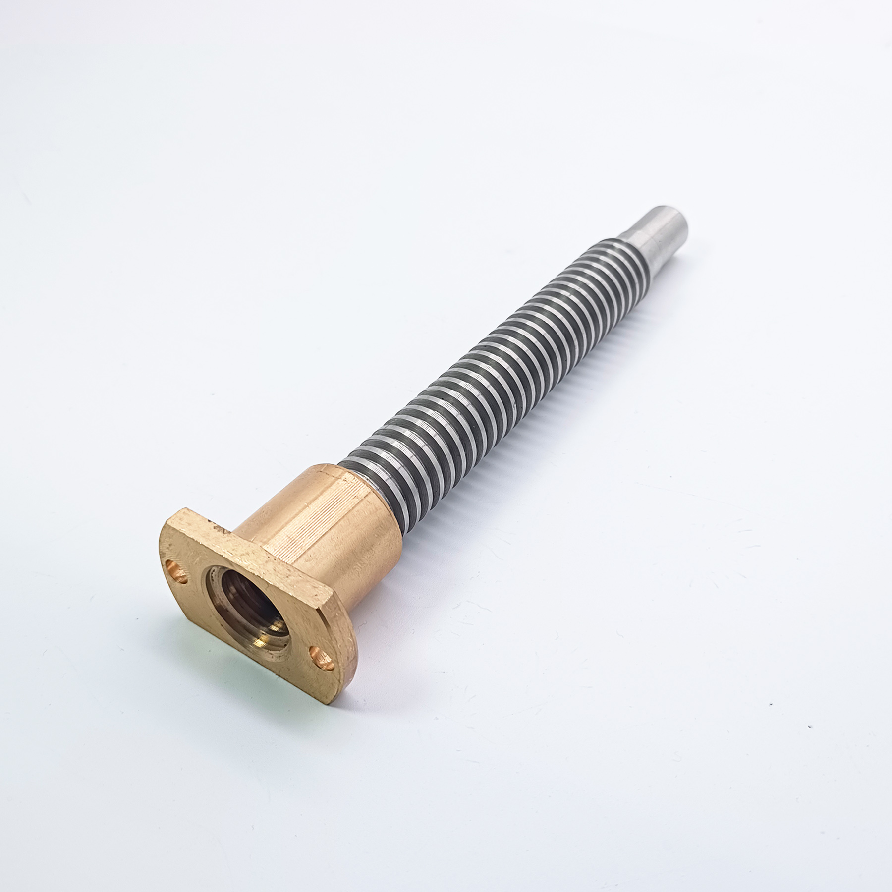 Trapezoidal Full Threaded Rods Acem Thread Lead Screw With Brass Nut