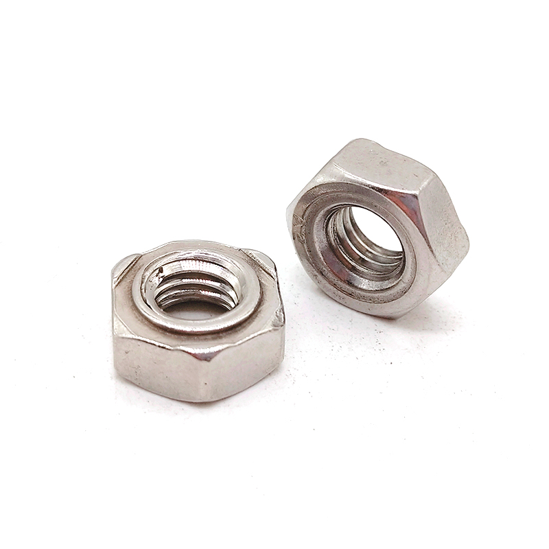 M3 M20 Stainless Steel SS304 SS316 DIN 929 Hex Weld Nuts