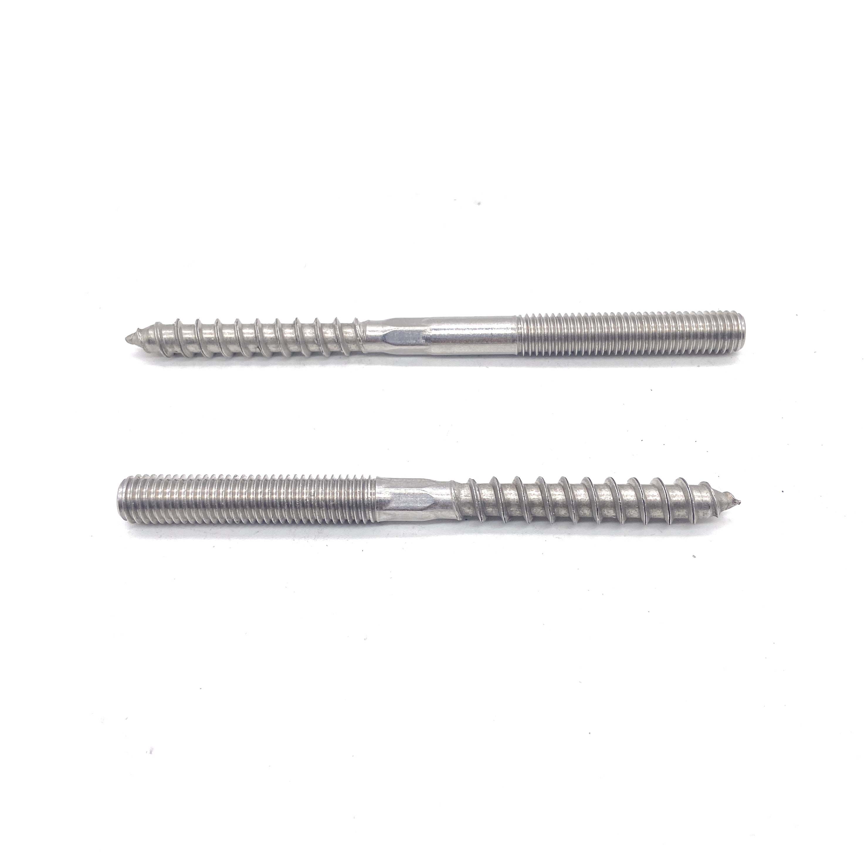 Stainless Steel Customized Double Thread Hanger Bolt Threaded Studs Wood Screw