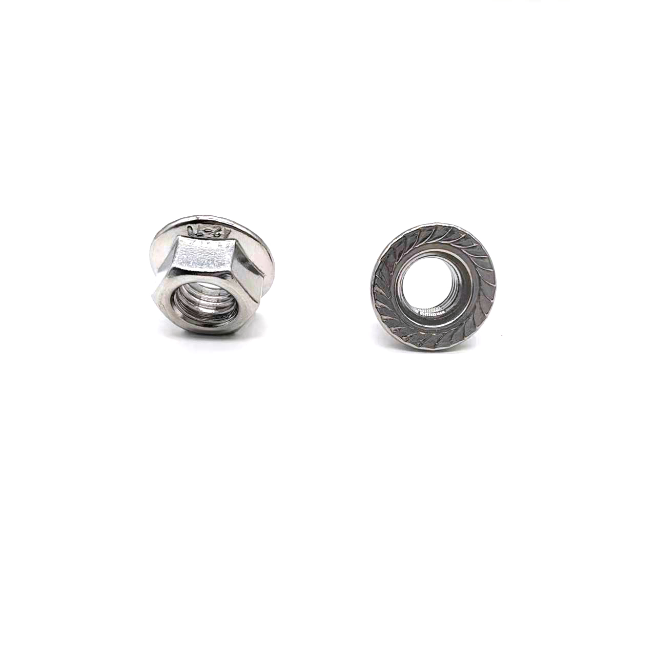  INOX A4 Stainless Steel INOX A2 M3 M4 M5 Hex Flange Nut 