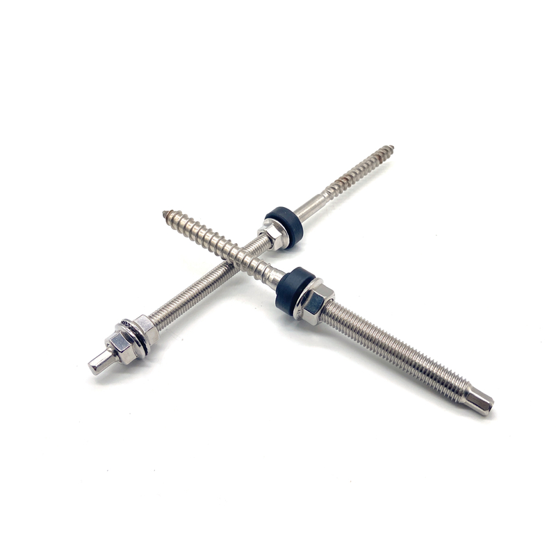 Stainless Steel Double Head Thread Tin Roof M10 Hanger Bolt for Wood