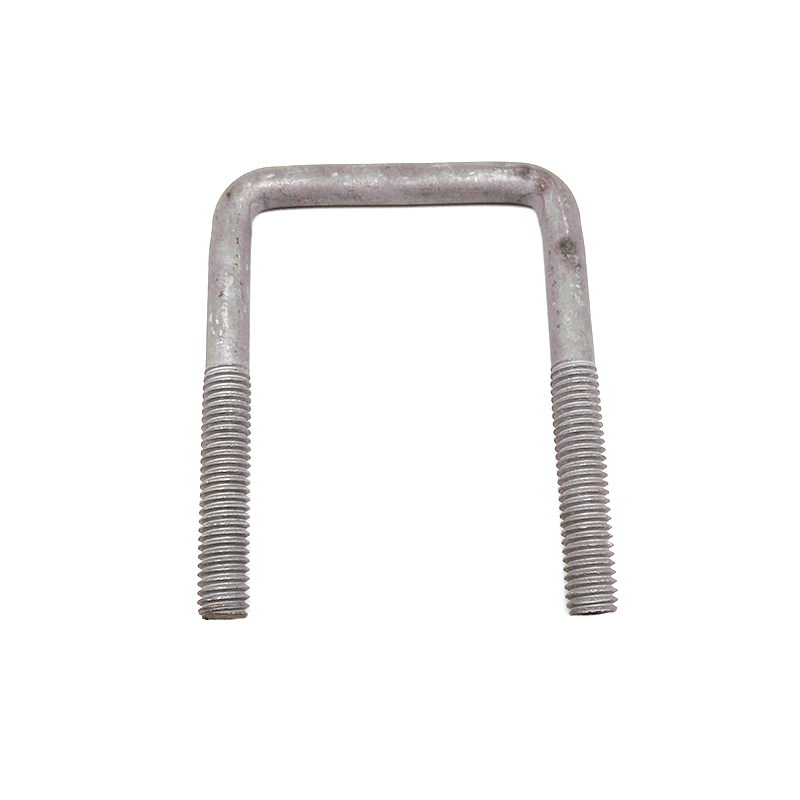 grade 6.8 carbon steel hot dip galvanized square U shape bolt for electric equipment