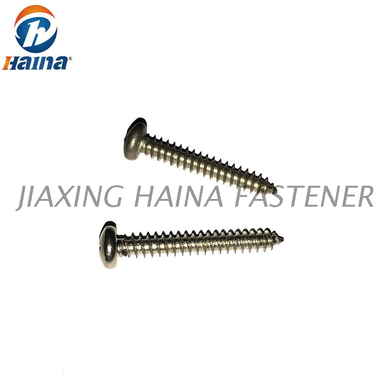 Stainless Steel A2-70 Cross Recessed Pan Head Self Tapping Screw DIN7981 For Metal Plate