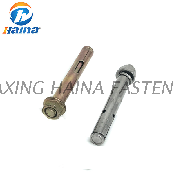 GB/T22795 color plating zinc class 8.8 Wedge Anchor M8x75