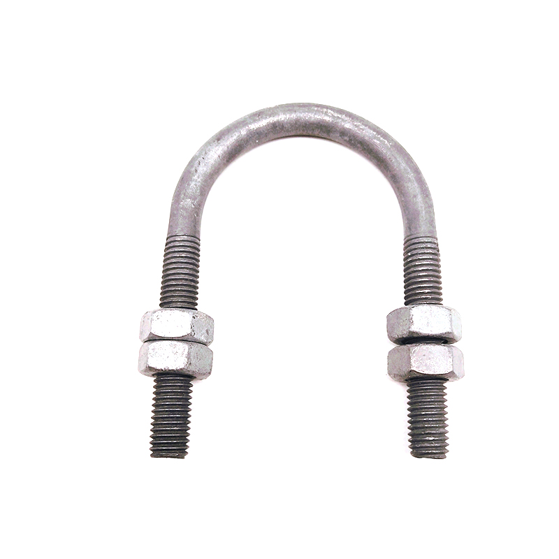 Hot Dip Galvanized Metric Steel U Bolt with Hex Nuts for Electric Power Iron Tower