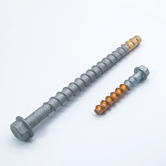 Bi-Metal Masonry Anchors Hex Concrete Screw Bolt Cement Anchor