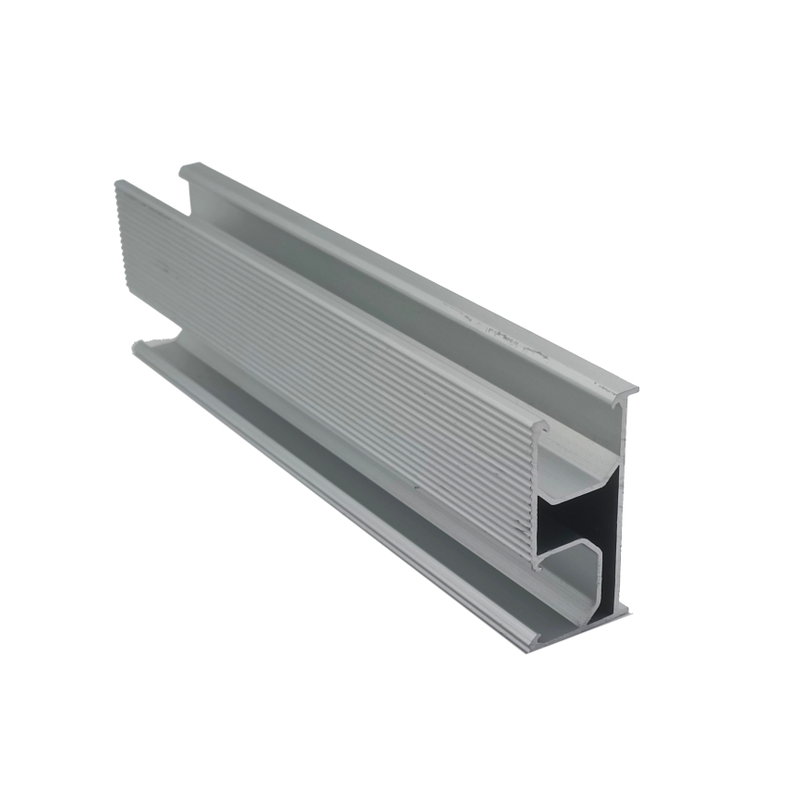 Solar Panel Brackets Aluminium Extrusion 6063 T5 Solar Panel Frames Aluminum Rail