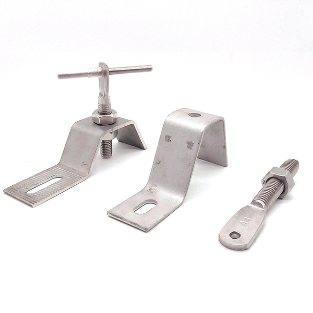 A2/A4 Stainless Steel Solar Panel Z Bracket for Fixing System Marble Angle