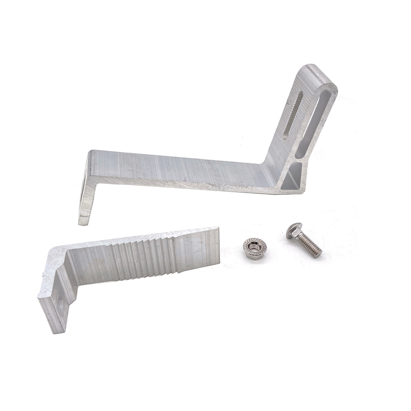 Customized Anodized Aluminum Middle Clamp for Solar Power System