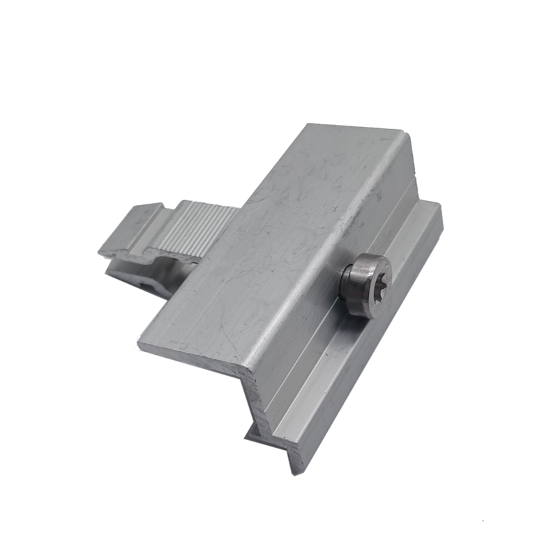 Aluminum Solar End Clamp for Roof Solar Panel Mounting System