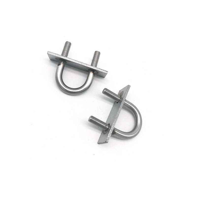 Stainless Steel 304 316 U Type Bolt with Plate Steel 