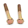 DIN931 Steel Color Zinc Plated Half Threaded Hex Head Bolts