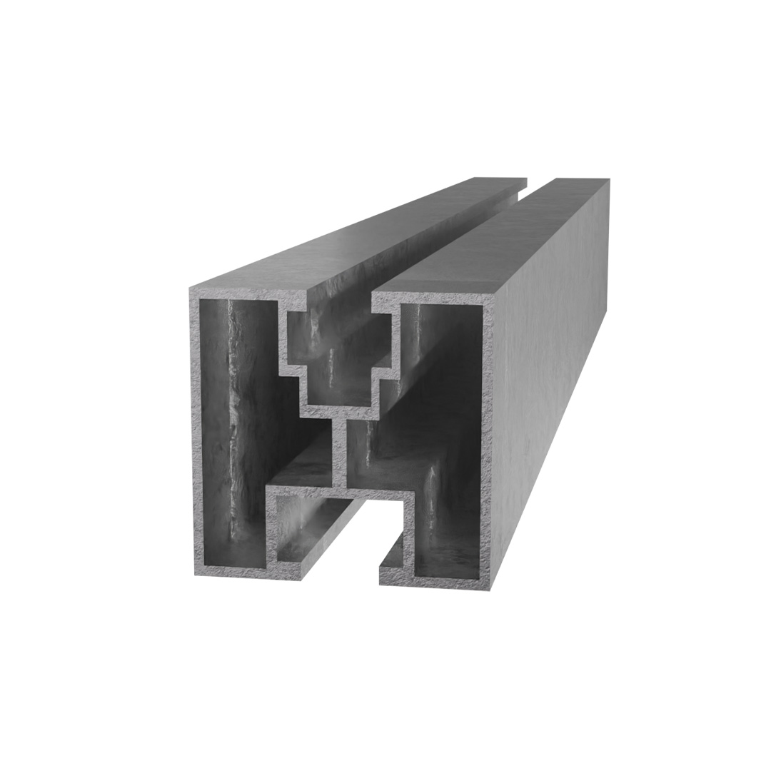 Customized Industrial 4040 Anodized Aluminum Extrusion Profile for Solar Mounting 