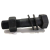  Carbon Steel ASTM A193 DIN931 Black Heavy Hex Structural Bolt with nuts