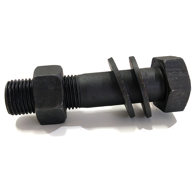  Carbon Steel ASTM A193 DIN931 Black Heavy Hex Structural Bolt with nuts