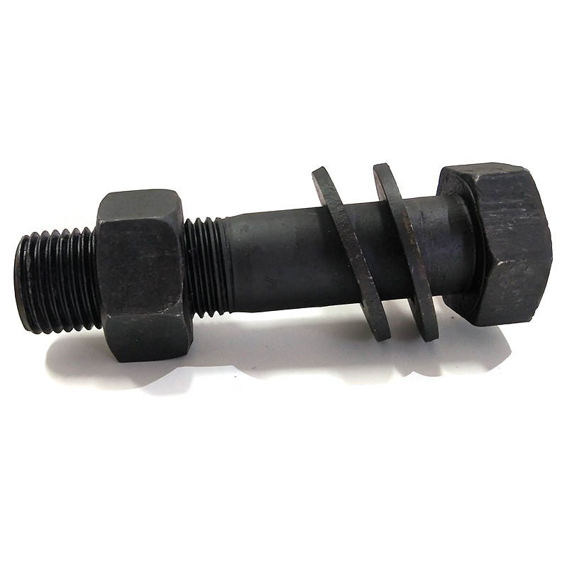  Carbon Steel ASTM A193 DIN931 Black Heavy Hex Structural Bolt with nuts