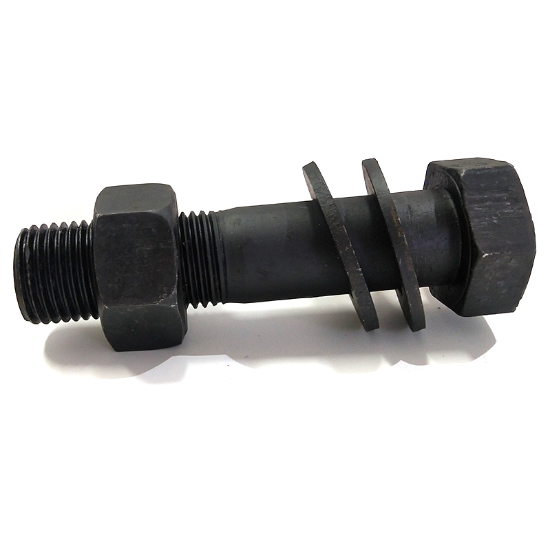  Carbon Steel ASTM A193 DIN931 Black Heavy Hex Structural Bolt with nuts