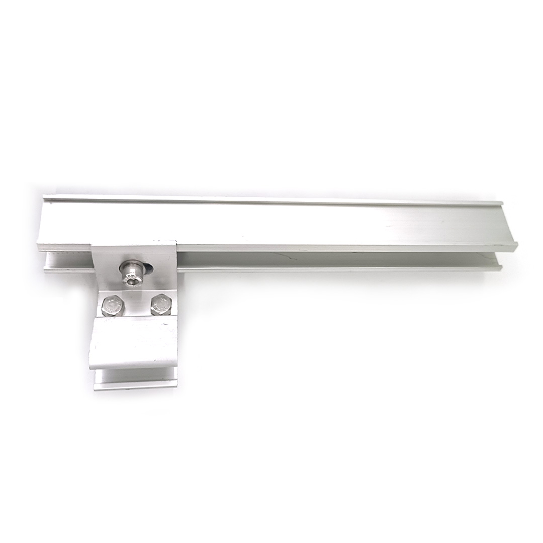 Hot Sales Photovoltaic Aluminum H Shape Rail with Klip Lok Clamp for Solar Mount Bracket