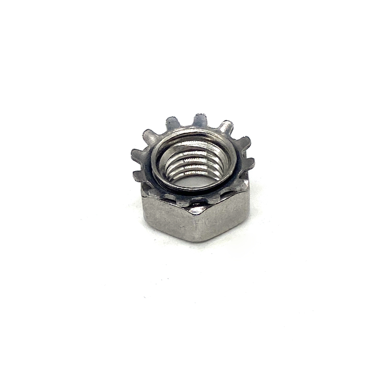 China Supplier M3 M4 M5 M6 M8 Stainless Steel 304 Kep Self Lock Nut Hex Star Nuts K-lock Nut