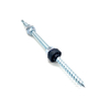Carbon Steel C1022 Dowel Screw Hanger Bolts with Three Flange Nuts for Wood