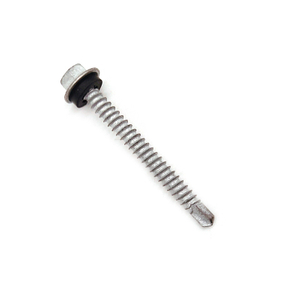 Chinese Factory Mechanical Galvanized Carbon Steel Hexagon Flange Head Self Drilling Screw