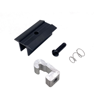 Aluminum Square Mid Clamp End Clamp for Solar Panel Mounting Structure