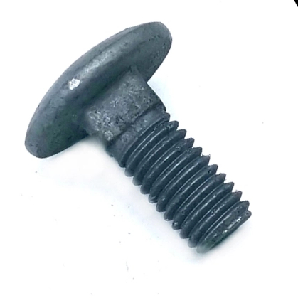 High Strength 4.8/8.8/10.9/12.9 Grade Carbon Steel HDG Black Carriage Bolt Use for Electric Tower