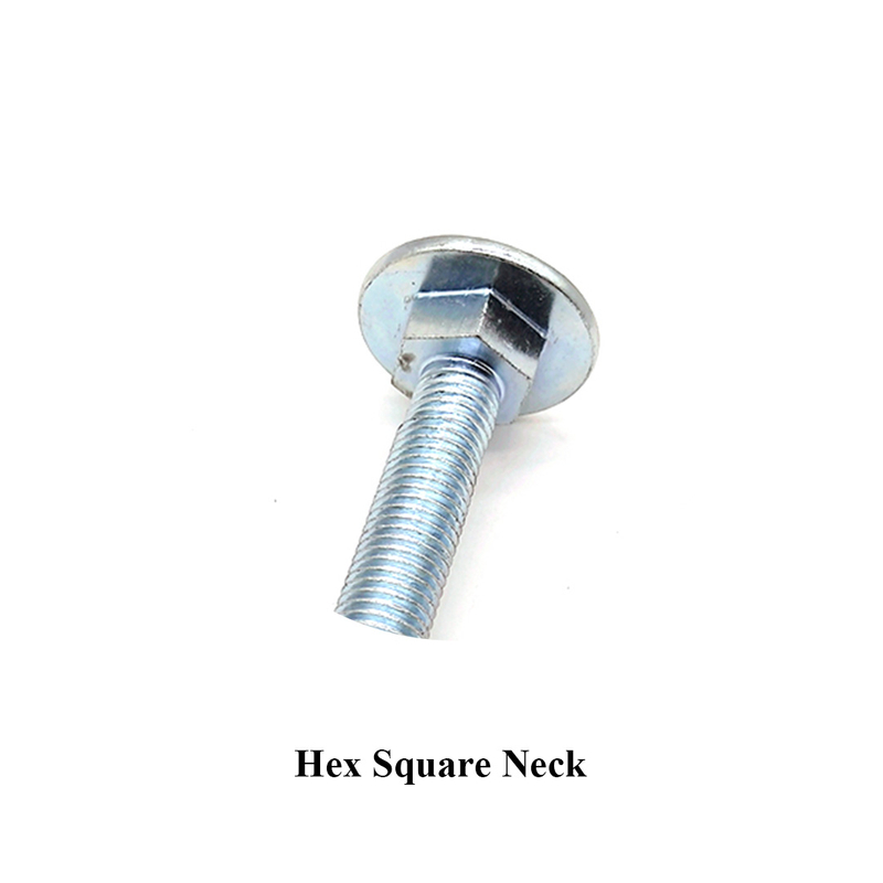 Carbon Steel DIN603 Galvanized Large Flat Head Square Neck Carriage Bolts
