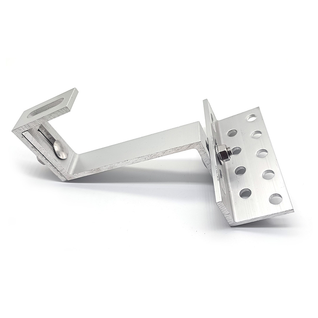 Aluminum Adjustable Solar Tile Roof Hook PV Panel Mounting Bracket Solar Roof Hook Mounting System