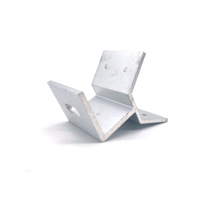 Aluminum Solar Mounting Standing Seam Metal Tin Solar Roof Trapezoidal Roof Fixture Clamp Clip