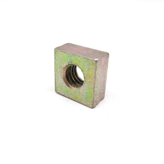 Customized Carbon Steel M24 M30 M36 Stamping Color Zinc Coated Square Nut