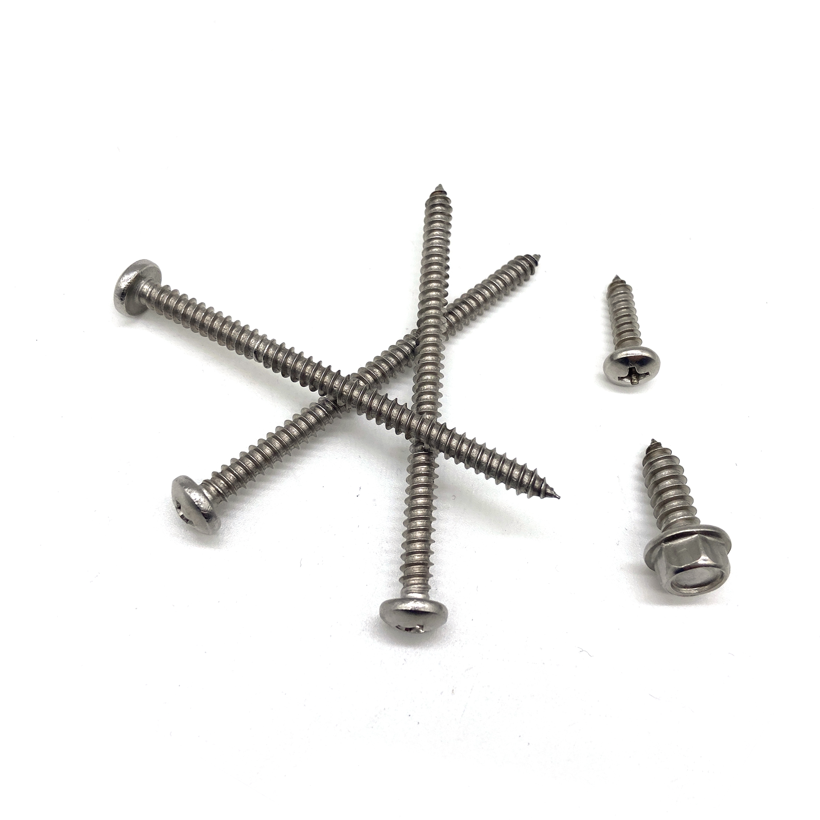 Stainless Steel A2-70 A4-80 Cross Recessed Pan Head Self Tapping Screws 