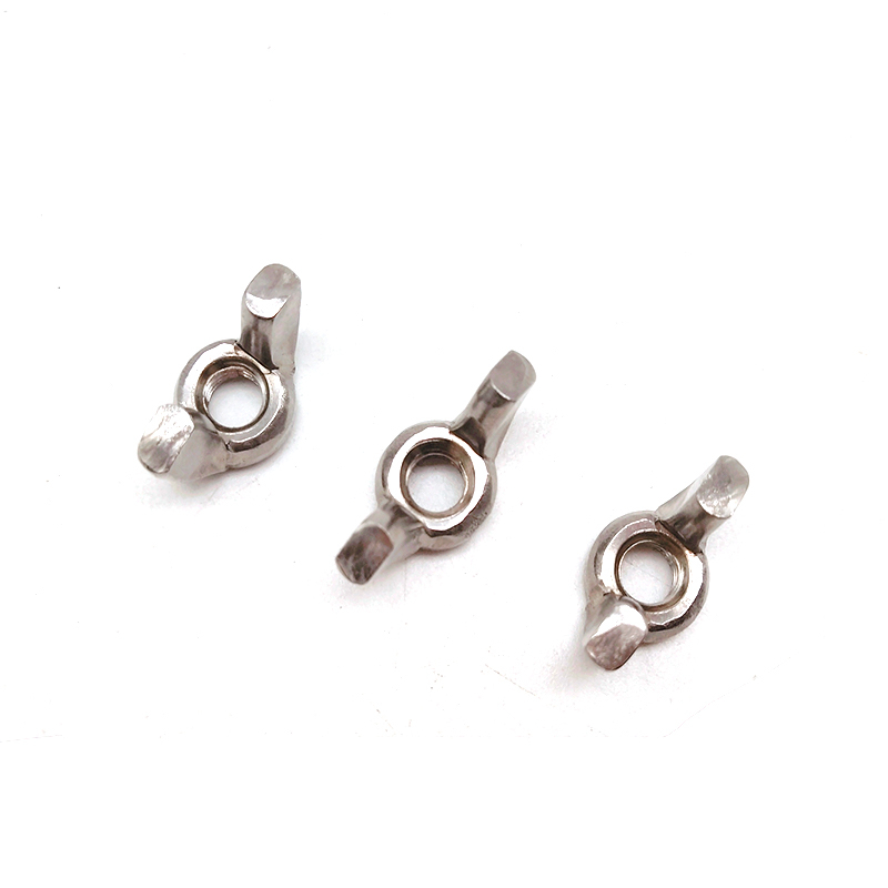 Standard Type DIN314 Stainless Steel Pressing China Factory Wing Nut with Edged Wings