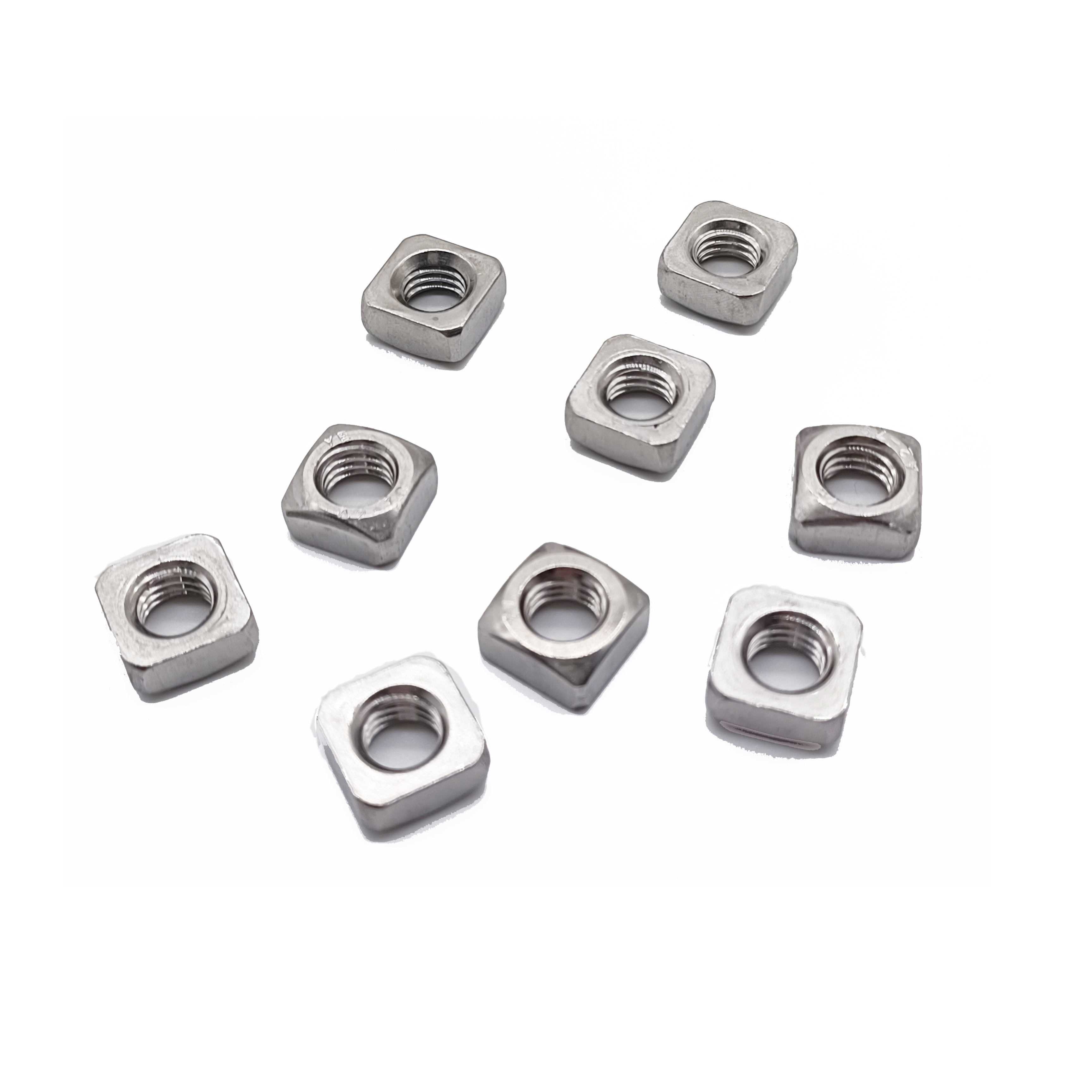 Factory Price Stainless Steel DIN557 M3 M4 M5 Square Nut 