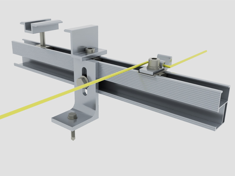 L Feet with Screw + Rail