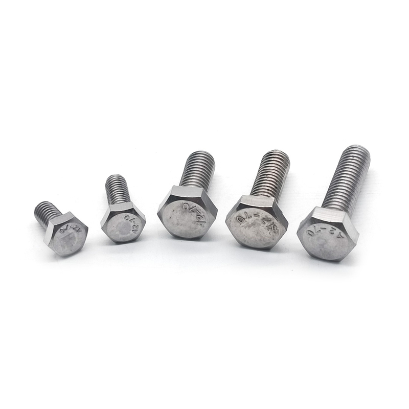 DIN933 A2-70 SS201 M8x25 Stainless Steel Full Threaded Hex Head Bolts