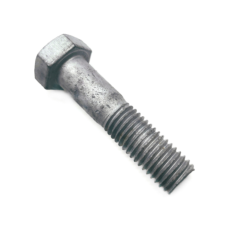 Carbon Steel Hot Dip Galvanized Half-thread Hex Bolt