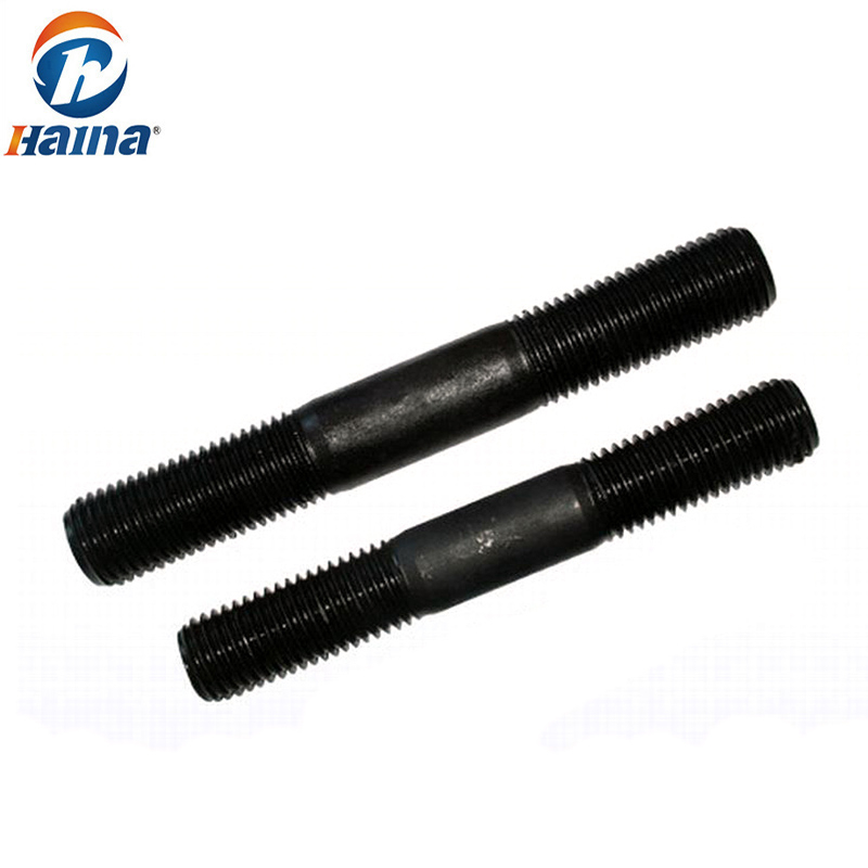 Teflon Double End Black Threaded Rods & Studs Bolt