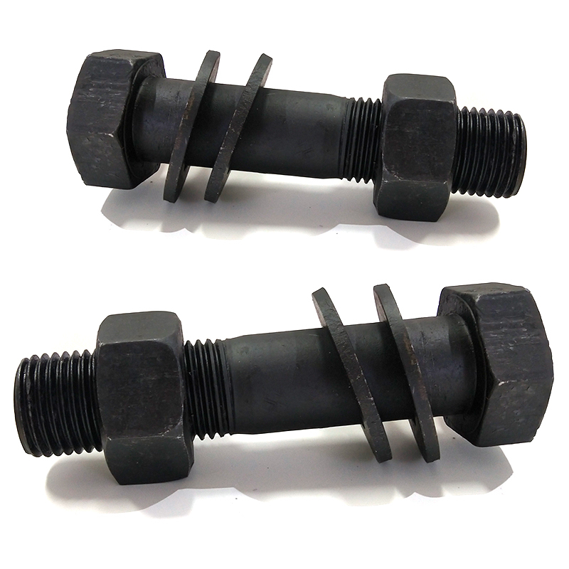  Carbon Steel ASTM A193 DIN931 Black Heavy Hex Structural Bolt with nuts