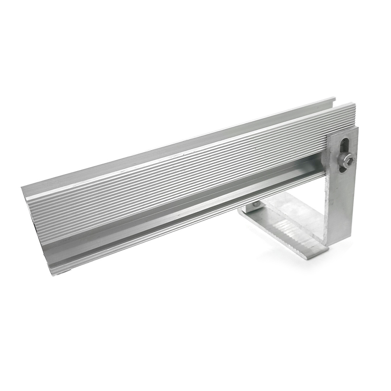 Solar Adjustable Hook And Aluminum Rail Bracket for Solar Panel Metal Roof Mounts