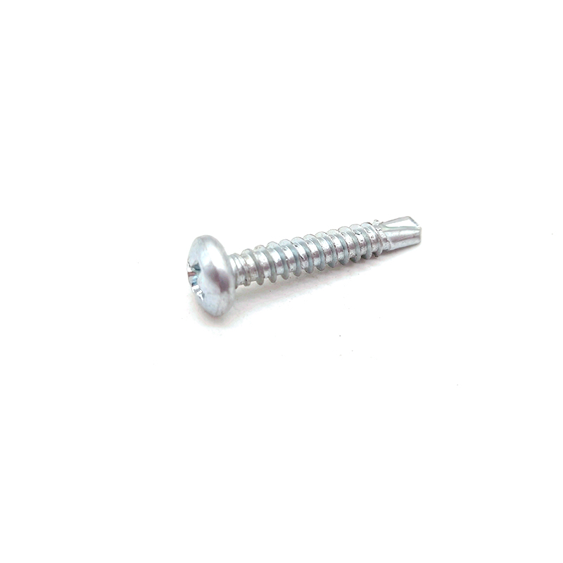 Carbon Steel Zinc Plating Cross Recessed Pan Head Drilling Screws with Wood Thread ST4.2 ST4.8