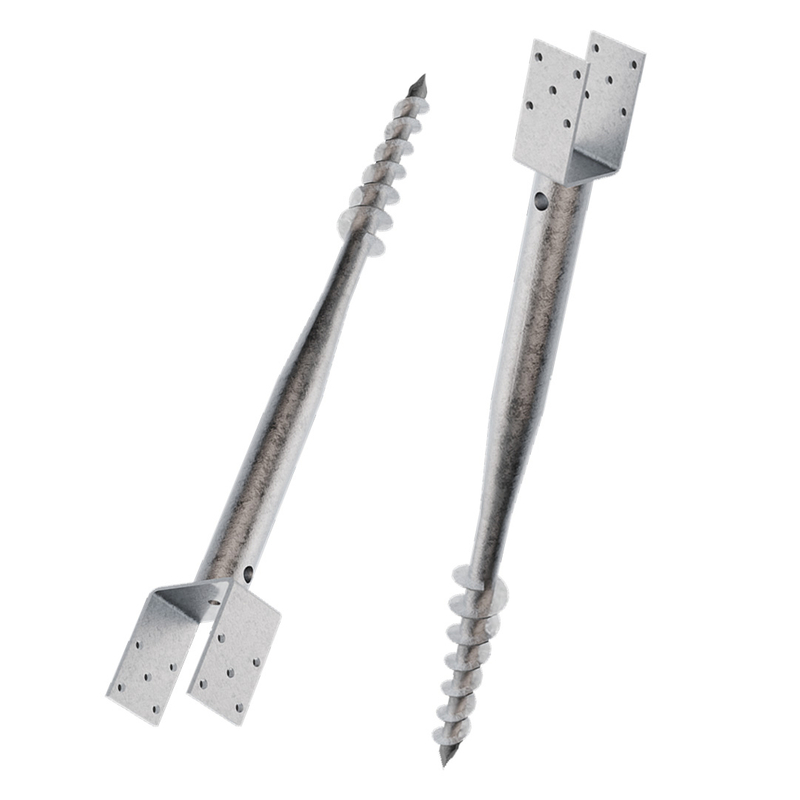 550/730/865mm U-Shaped Series Anchors Ground Piles Screw 