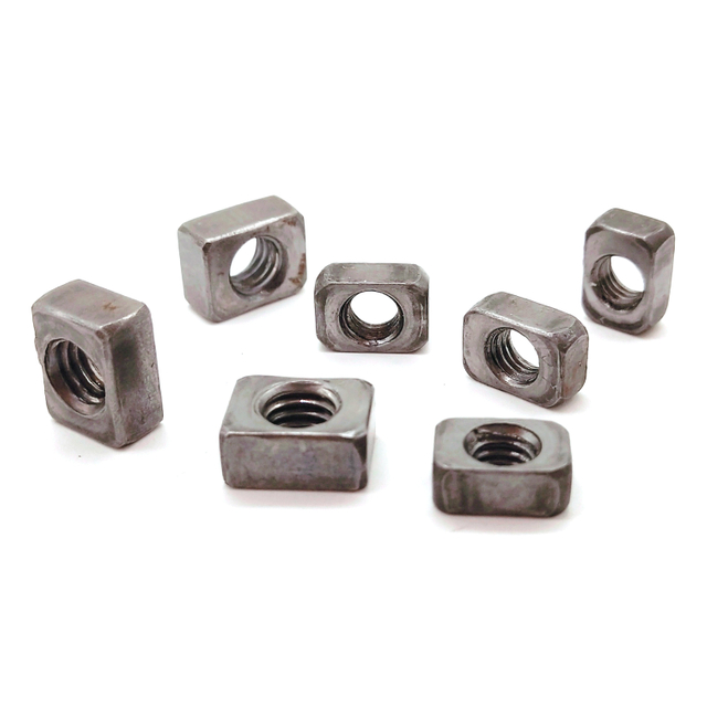 Iron Grade 4.8 Plain M5 M6 Auto Spare Parts Rectangle Square Nut 