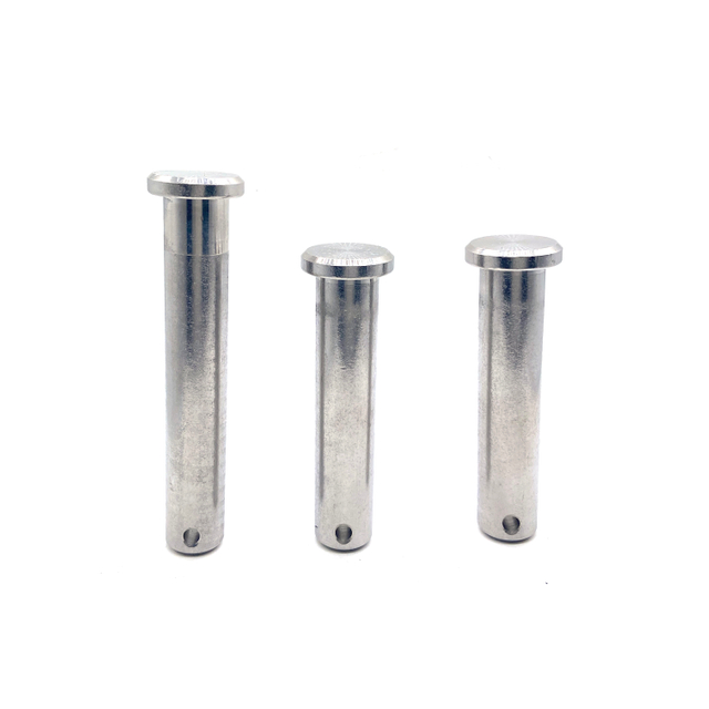 Hot Sale Stainless Steel Grooved Lock Pin M3 M4 M5 Flat Head Clevis Pin with Groove