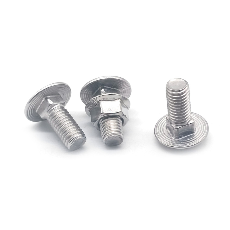 DIN603 Stainless Steel A4-70 SS316 Round Head Square Neck Carriage Bolts