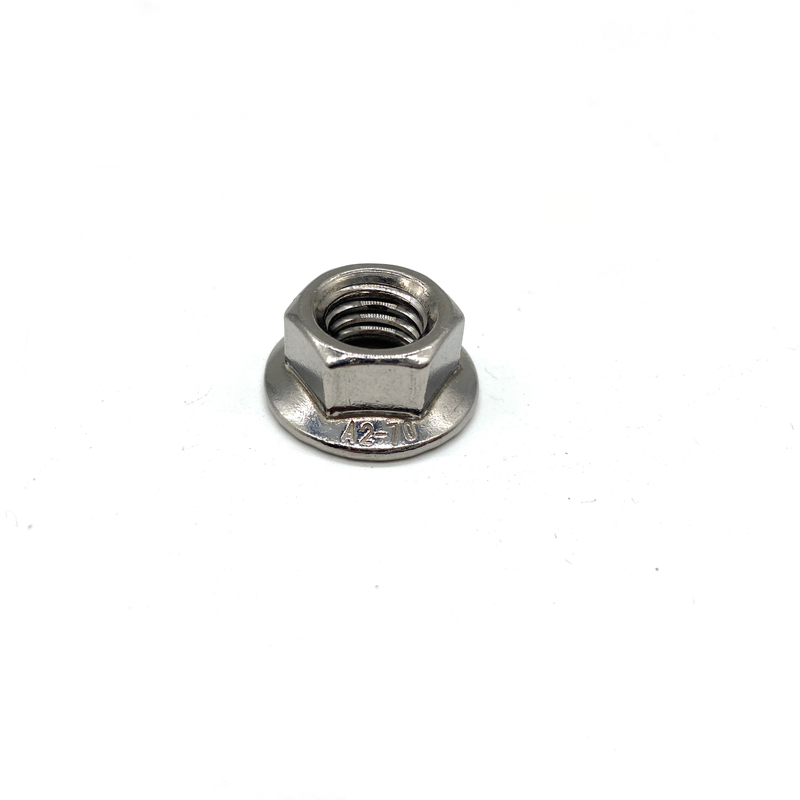  INOX A4 INOX A2 DIN 6923 Factory SS304 SS316 Stainless Hex Flange Nut