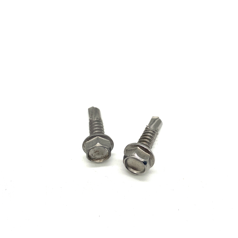  Factory Direct DIN7504K 40mm M6 Stainless Steel 304 316 Hex Flange Button Head Self Drilling Screw