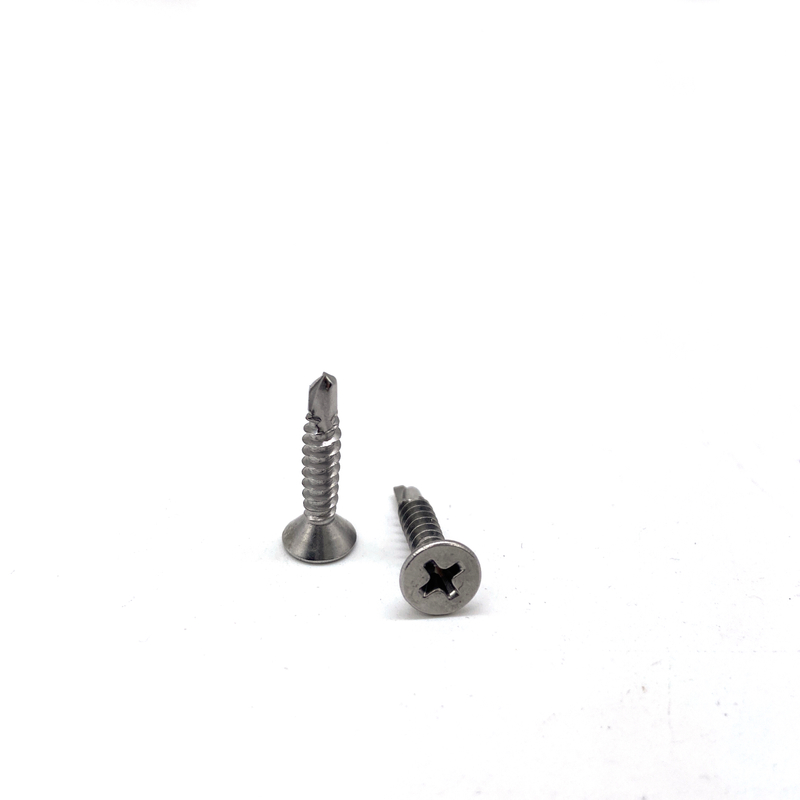 DIN7504P A2 A4 Cross Recessed Countersunk Head Stainless Steel 304 316  Self-Drilling Screws